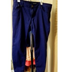Navy Plus Size Pants